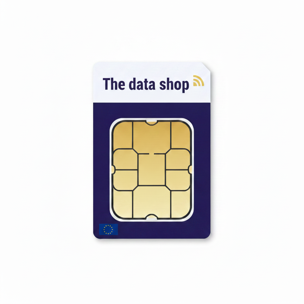 EU flag SIM card - The data shop